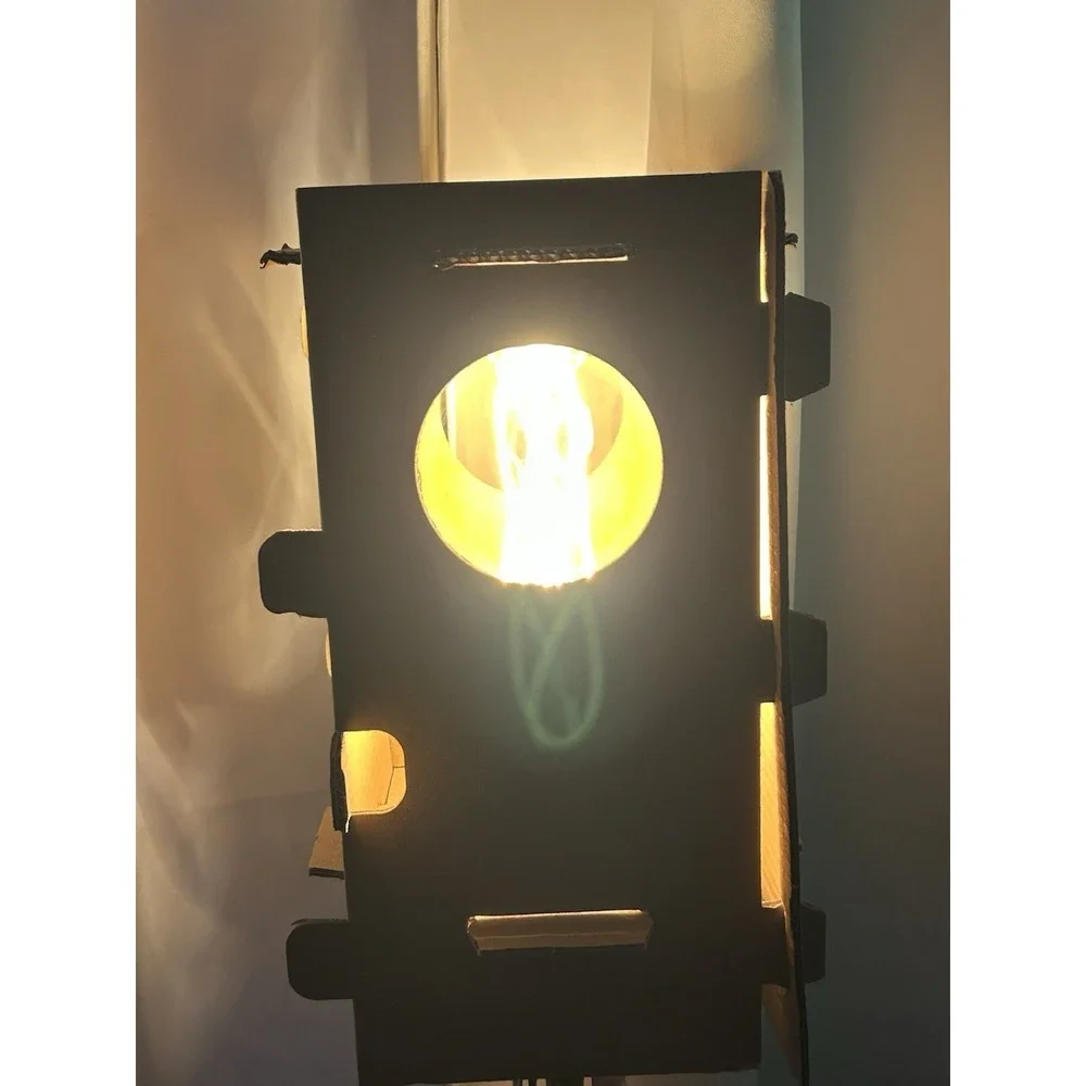 GE Vintage Style Amber Glass LED PS52 Dimmable 40w Medium Base Large Pear Tested